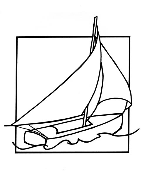 Coloriage 7 Bateaux