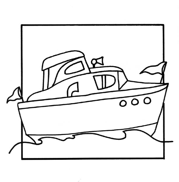 Coloriage 8 Bateaux