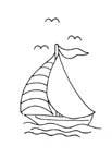 Coloriage Bateaux 17