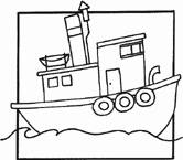 Coloriage Bateaux 6