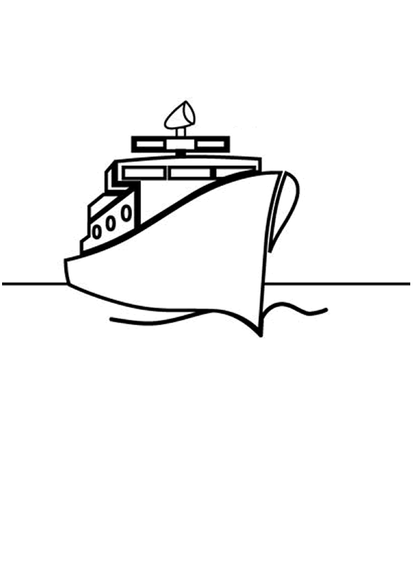 Coloriage 14 Bateaux et voiliers