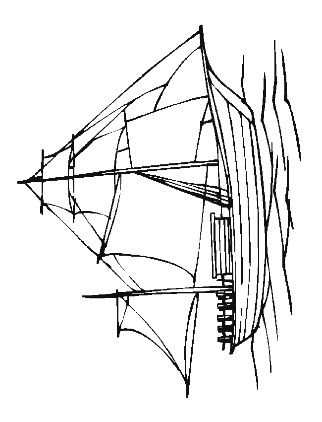 Coloriage 23 Bateaux et voiliers