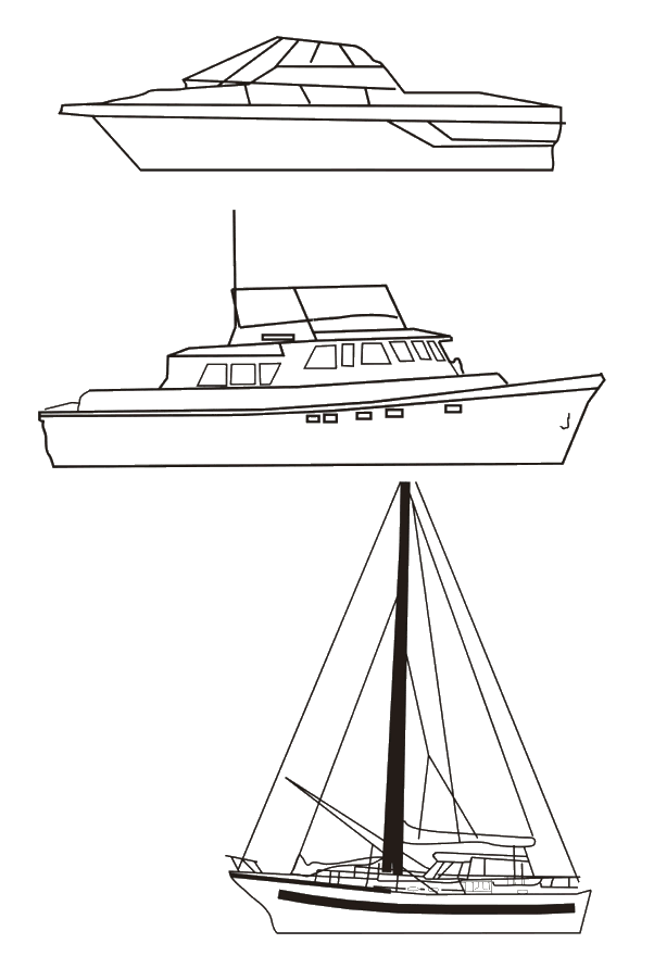 Coloriage 24 Bateaux et voiliers