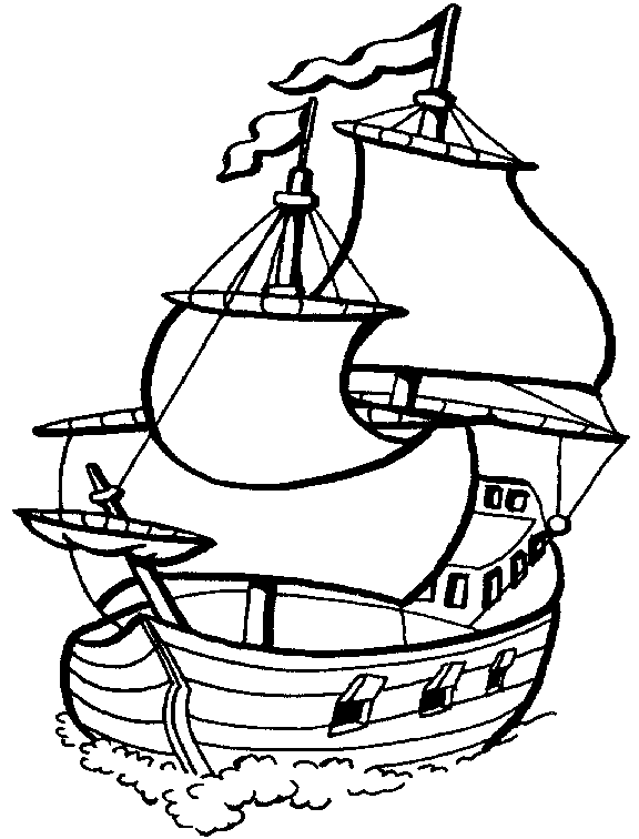 Coloriage 31 Bateaux et voiliers