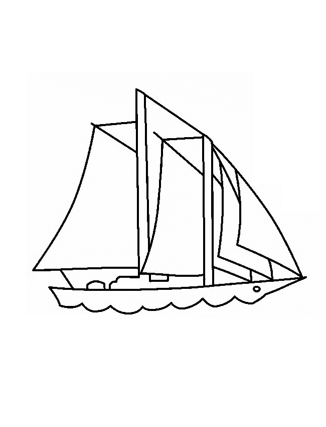 Coloriage 33 Bateaux et voiliers