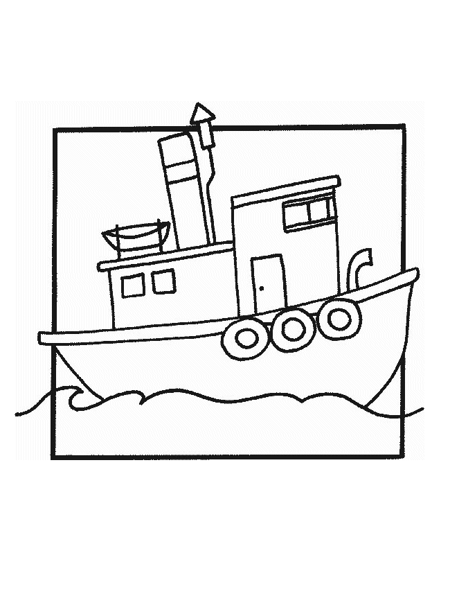 Coloriage 38 Bateaux et voiliers