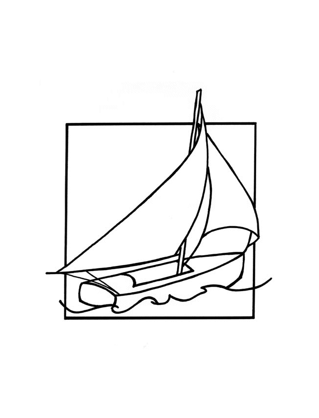 Coloriage 39 Bateaux et voiliers