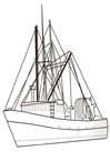 Coloriage Bateaux et voiliers 15