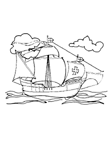 Coloriage Bateaux et voiliers 18