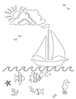 Coloriage Bateaux et voiliers 20