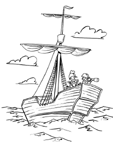 Coloriage Bateaux et voiliers 26