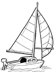 Coloriage Bateaux et voiliers 30