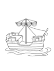 Coloriage Bateaux et voiliers 8