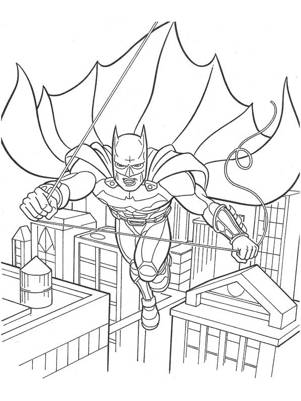 Coloriage 12 Batman