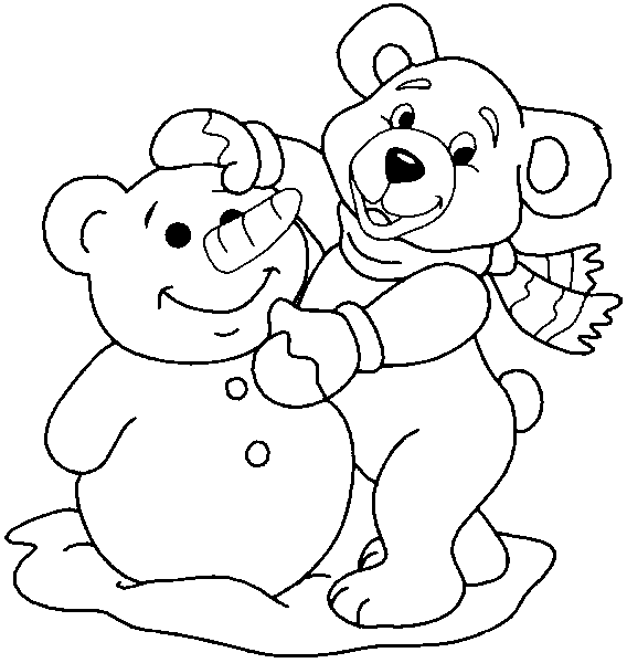 Coloriage 14 Bears