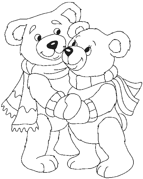 Coloriage 15 Bears