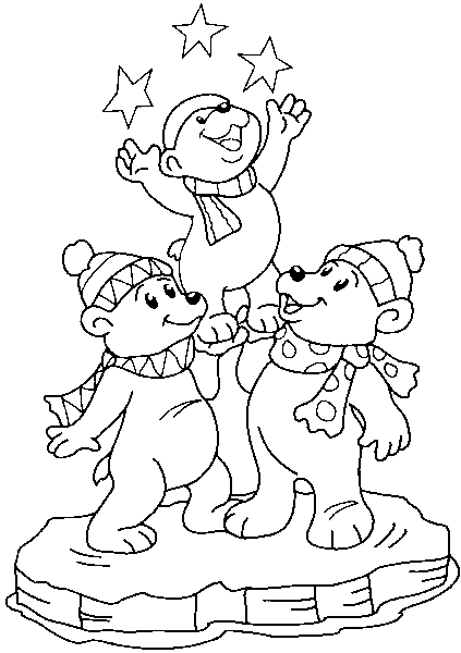 Coloriage 48 Bears