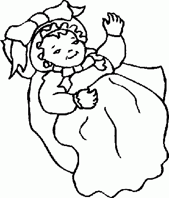 Coloriage 4 Bebe