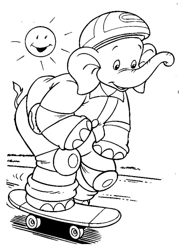 Coloriage Benjamin 8