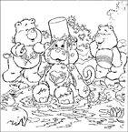 Coloriage Bisounours 8