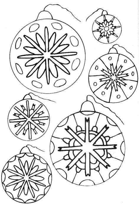 Coloriage 16 Boules de noel