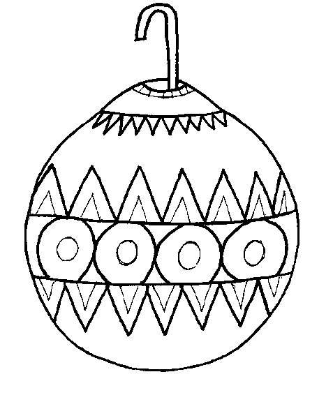 Coloriage 18 Boules de noel