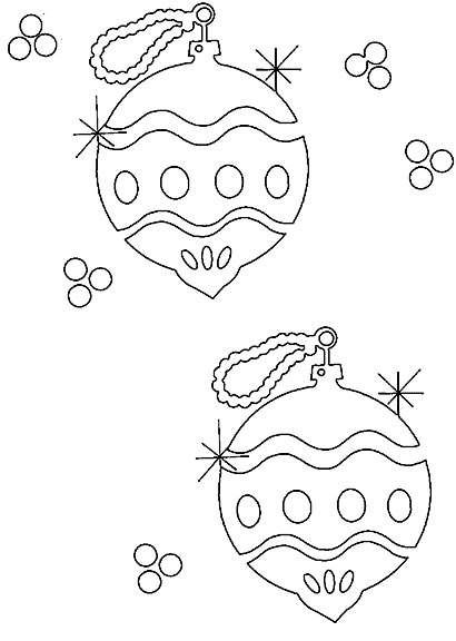 Coloriage 20 Boules de noel