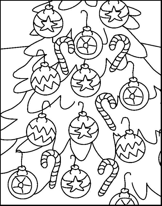 Coloriage 37 Boules de noel