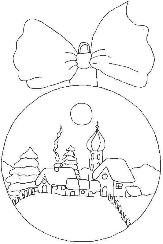 Coloriage 38 Boules de noel