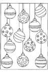 Coloriage Boules de noel 10