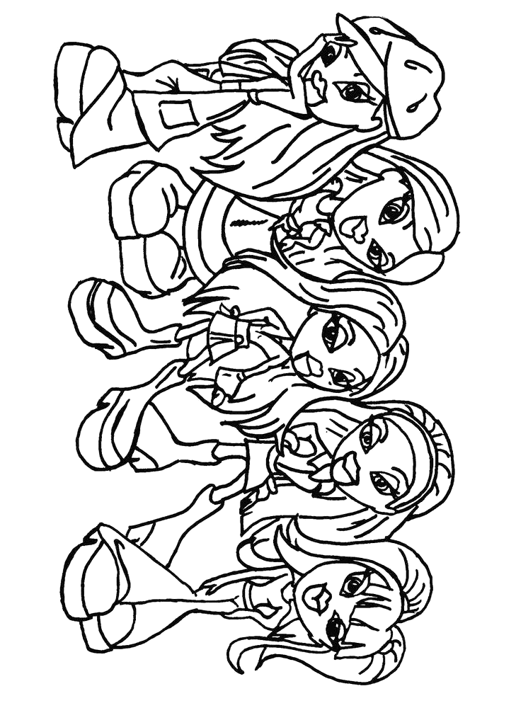 Coloriage 43 Bratz