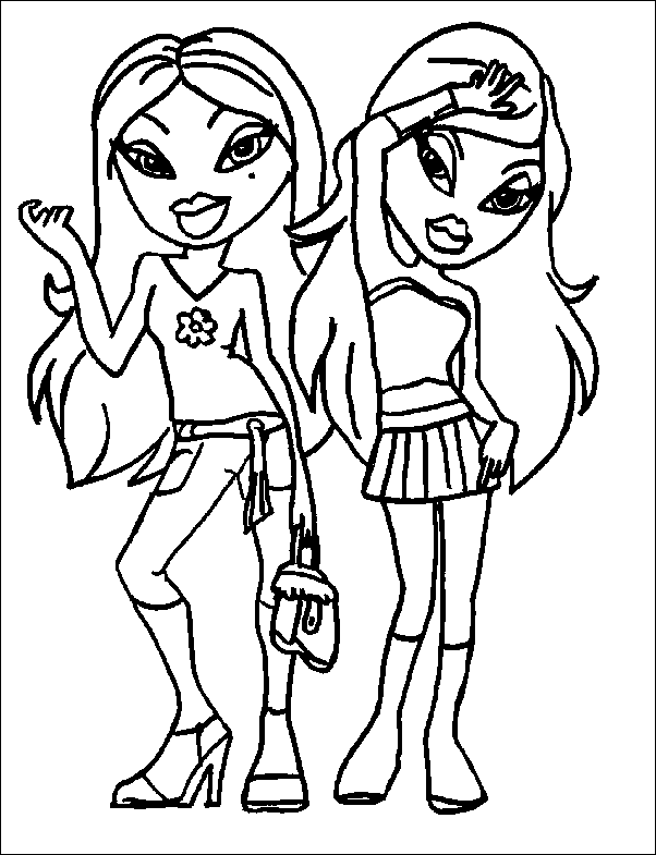 Coloriage 6 Bratz