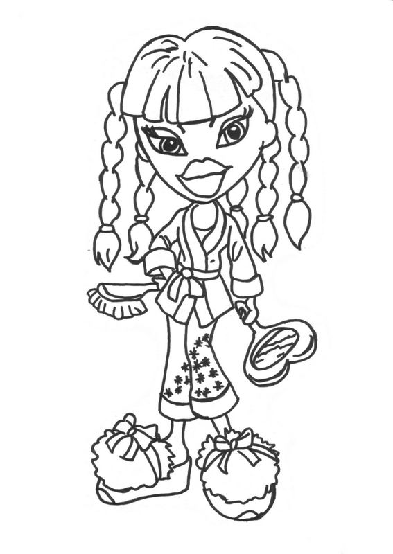 Coloriage 8 Bratz