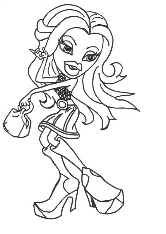 Coloriage 9 Bratz