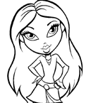 Coloriage Bratz 12