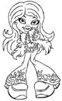 Coloriage Bratz 20