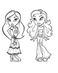 Coloriage Bratz 25