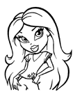 Coloriage Bratz 36