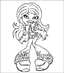 Coloriage Bratz 4