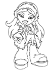 Coloriage Bratz 40