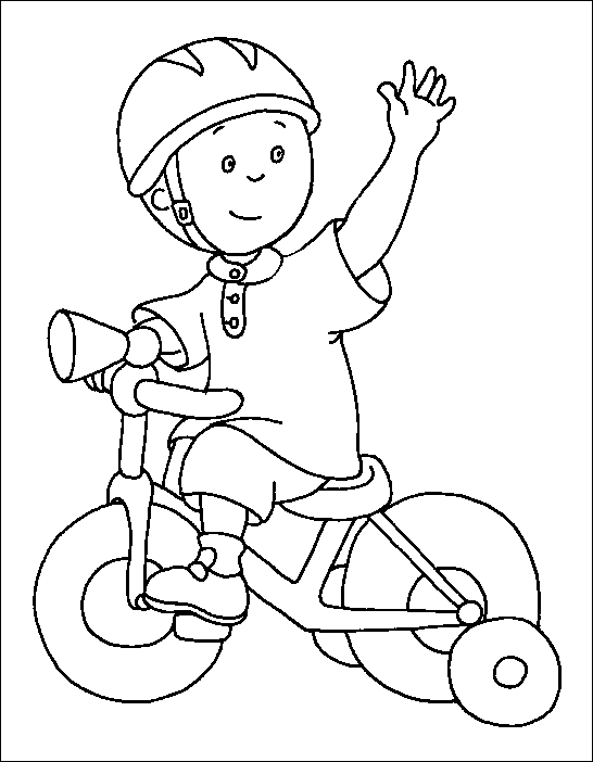 Coloriage 2 Caillou