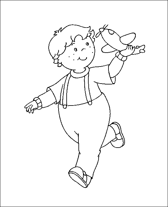 Coloriage 6 Caillou