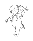 Coloriage Caillou 6