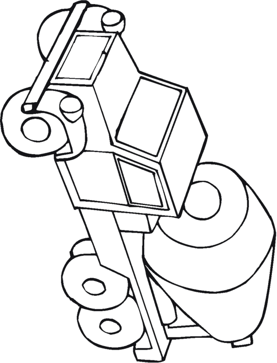 Coloriage 11 Camions