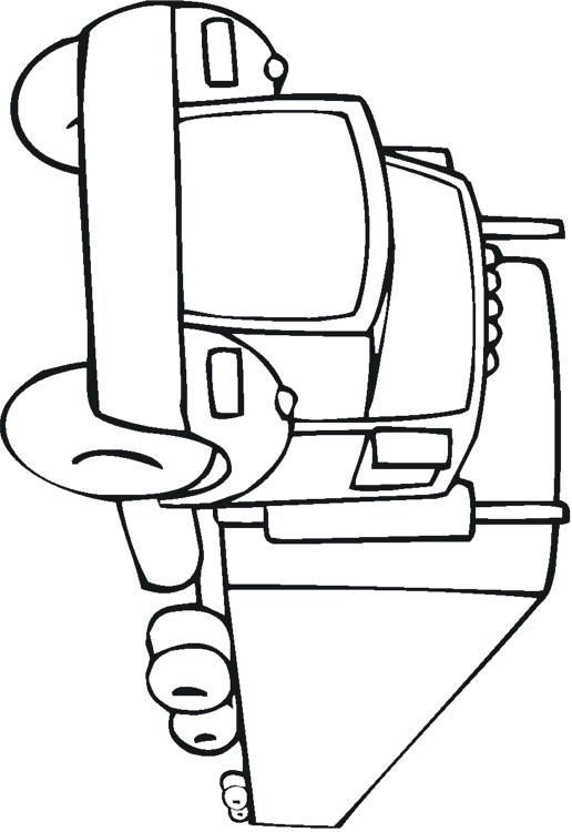 Coloriage 12 Camions