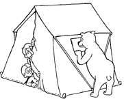 Coloriage Camping 6