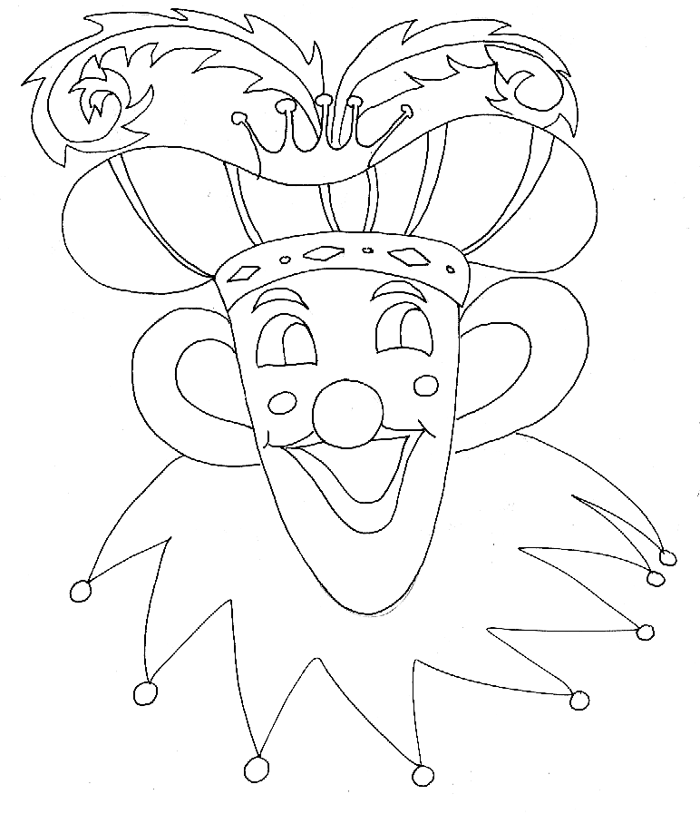Coloriage 7 Carnaval