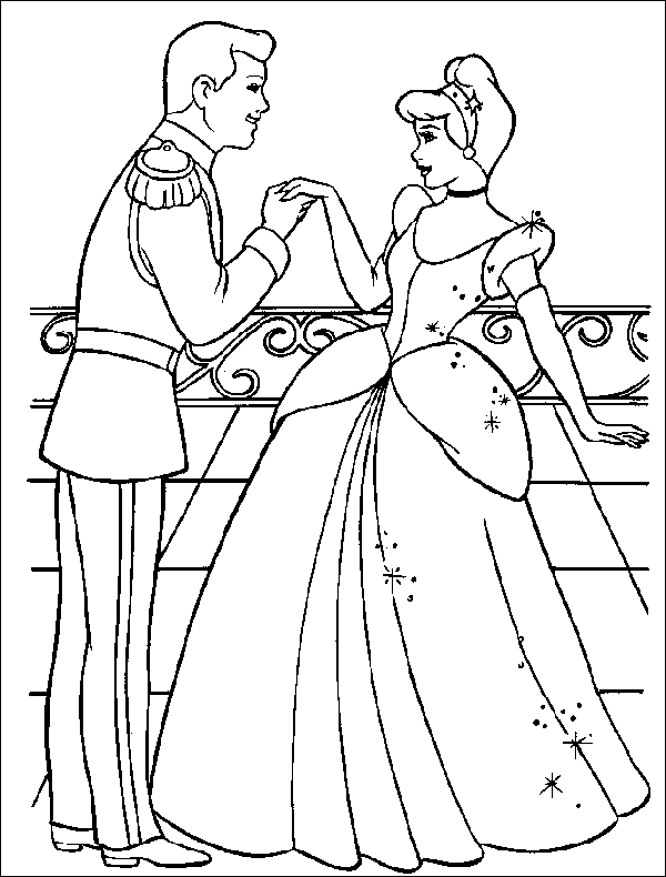 Coloriage 13 Cendrillon