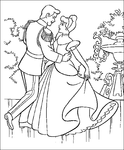 Coloriage 16 Cendrillon