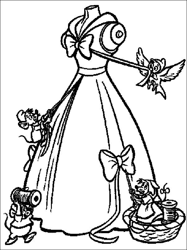 Coloriage 18 Cendrillon